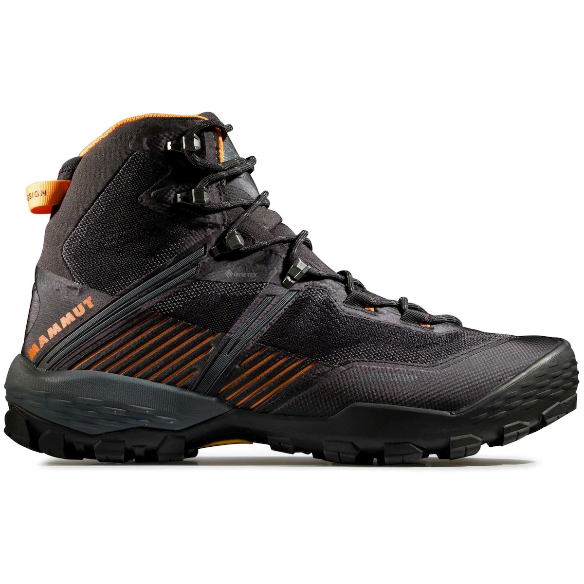

Мужские походные ботинки Mammut DUCAN II HIGH Gore-Tex, черный/оранжевый