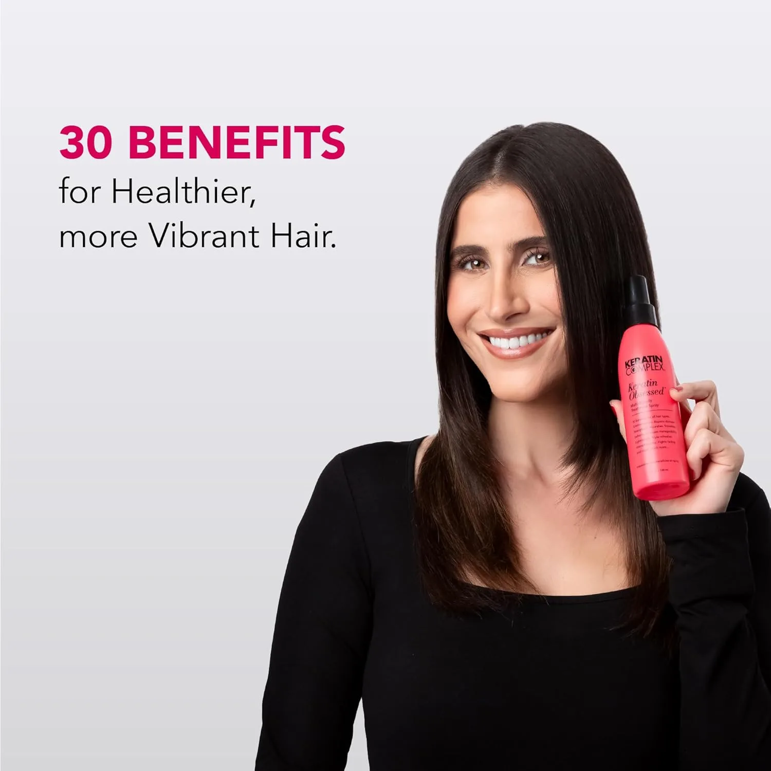 Набор для укладки волос Keratin Complex - Blow Dry Essential Smooth Kit - Keratin Obsessed, 140 мл + несмываемый лосьон KCSMOOTH, 140 мл — фото 4