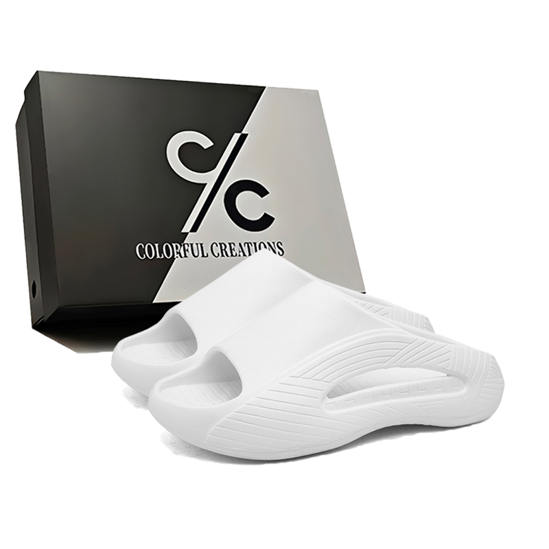 

Мужские сандалии EVA Quiet, нескользящие, быстросохнущие Colorful Creations, White