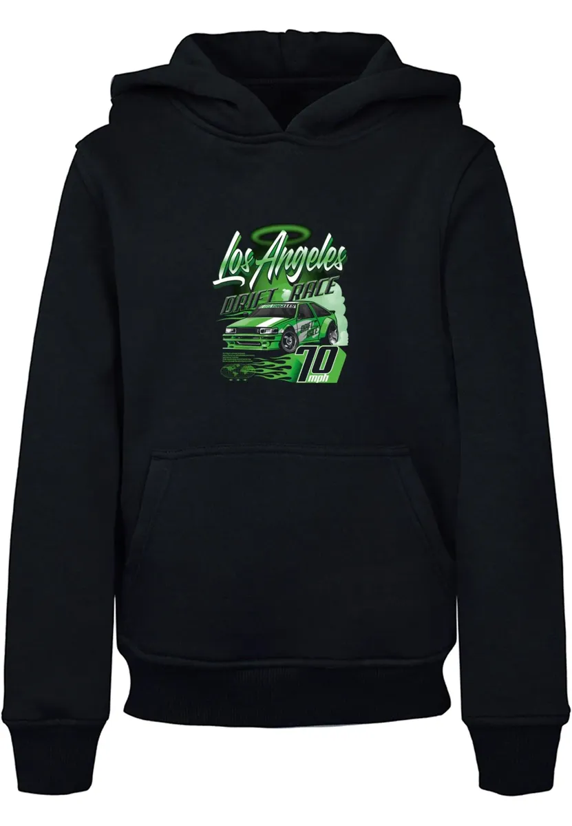 

Толстовка с капюшоном Mister Tee "Mister Tee Men's Kids LA Drift Race Hoody" Mistertee, черный
