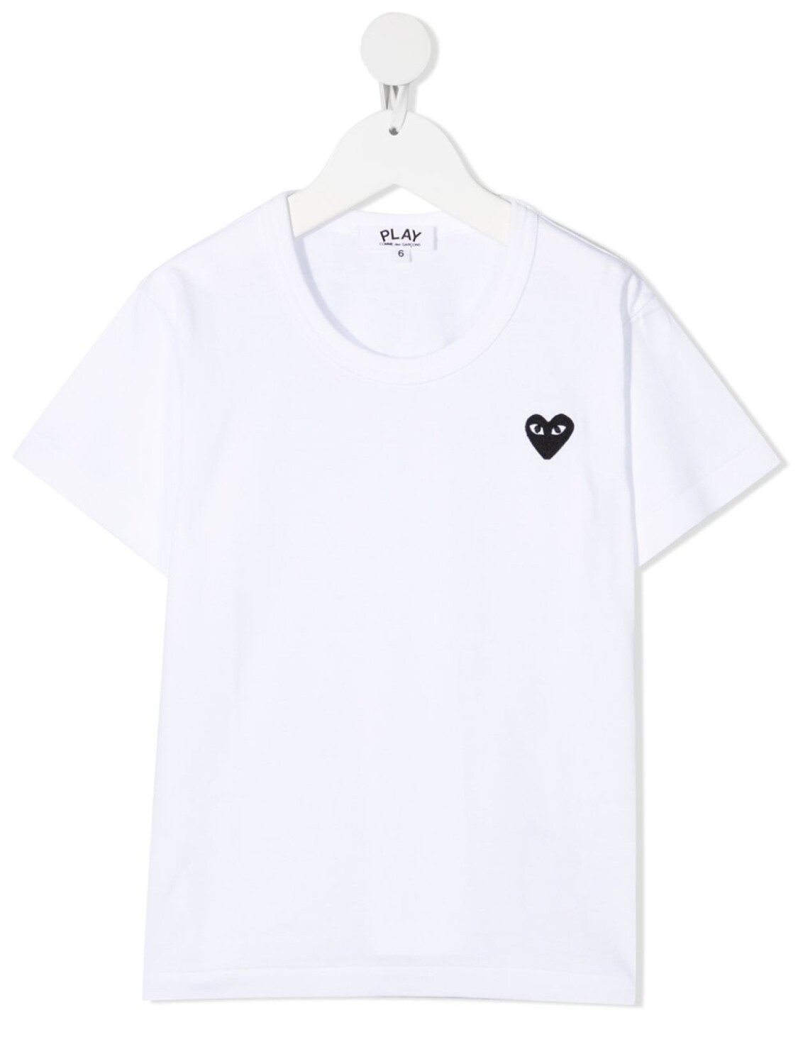 

Comme des Garçons футболка с вышитым логотипом, белый