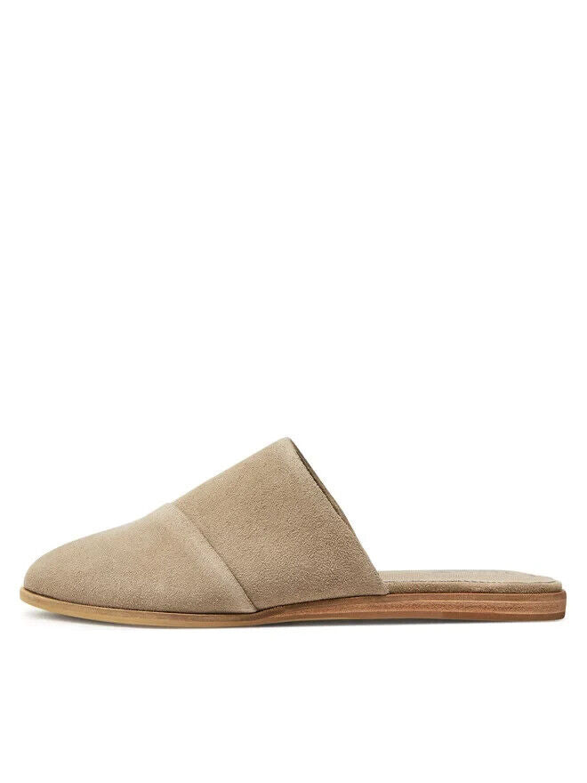 Женские туфли-мюли TOMS Jade, размер 8, замшевые, с острым носком, без застежек, FZP055 (Dune,8), коричневый — фото 3