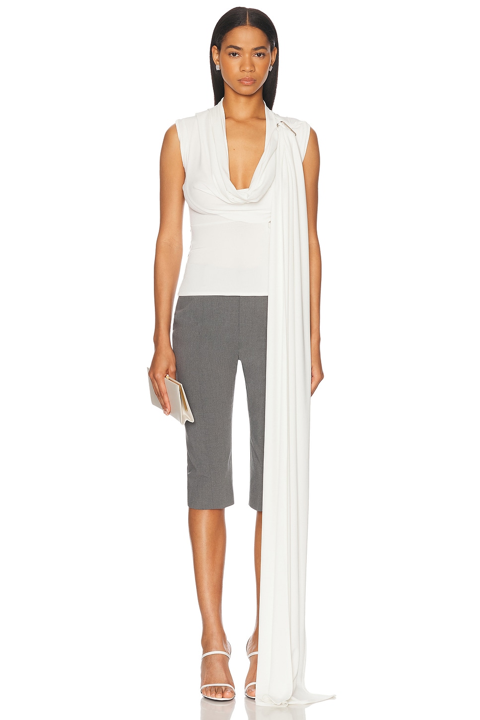 

Cape Cowl Топ Sid Neigum, Ivory