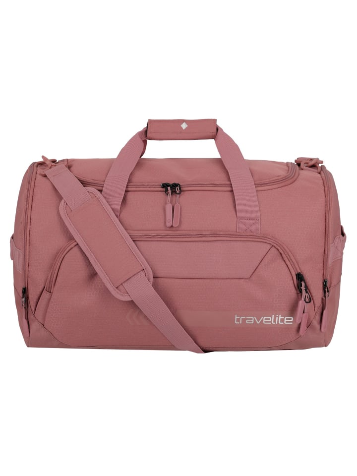 

Дорожная сумка Kick Off Weekender M 50 см розового цвета travelite