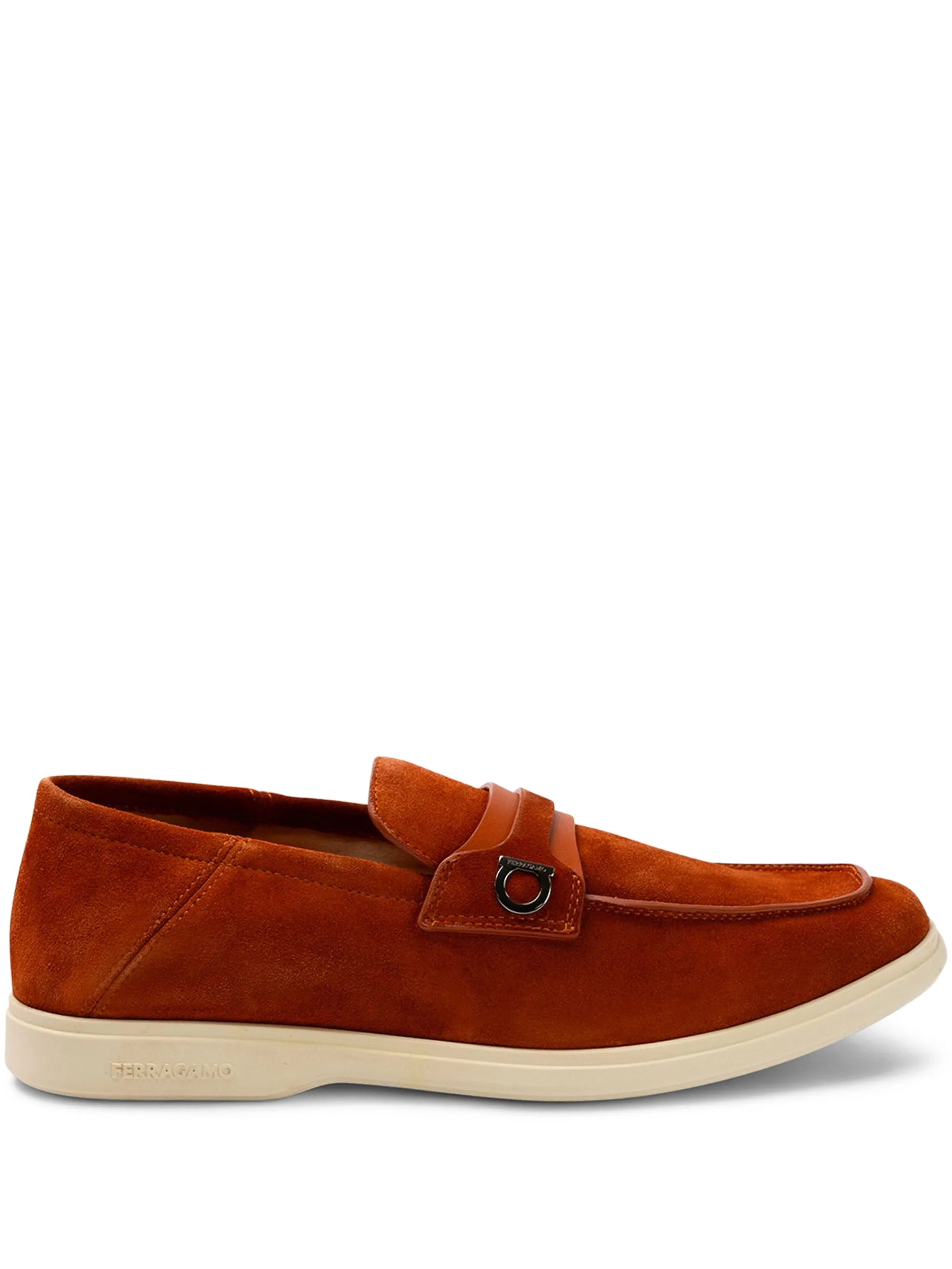 

Мокасины с ремешками Ferragamo, оранжевый