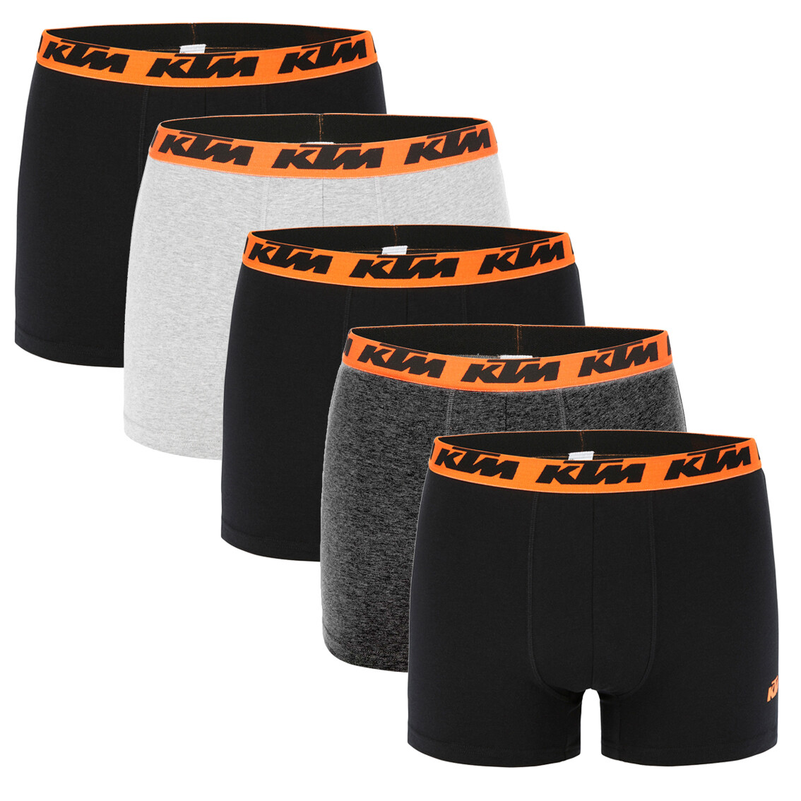 

Боксеры KTM Boxershorts 5 шт, цвет Black / Dark Grey / Light Grey