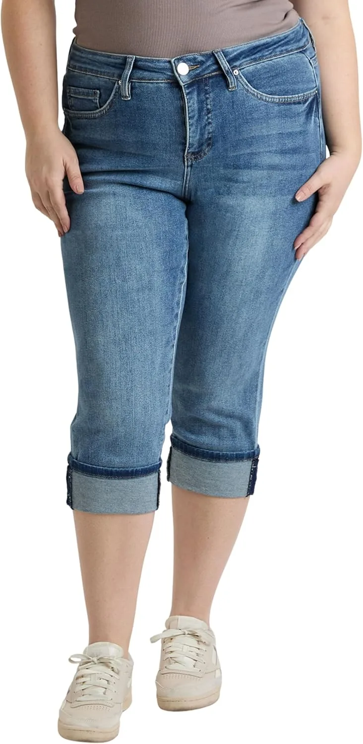 

Royalty For Me Women's Plus высокие капри Premium Stretch Cuff, XC121960