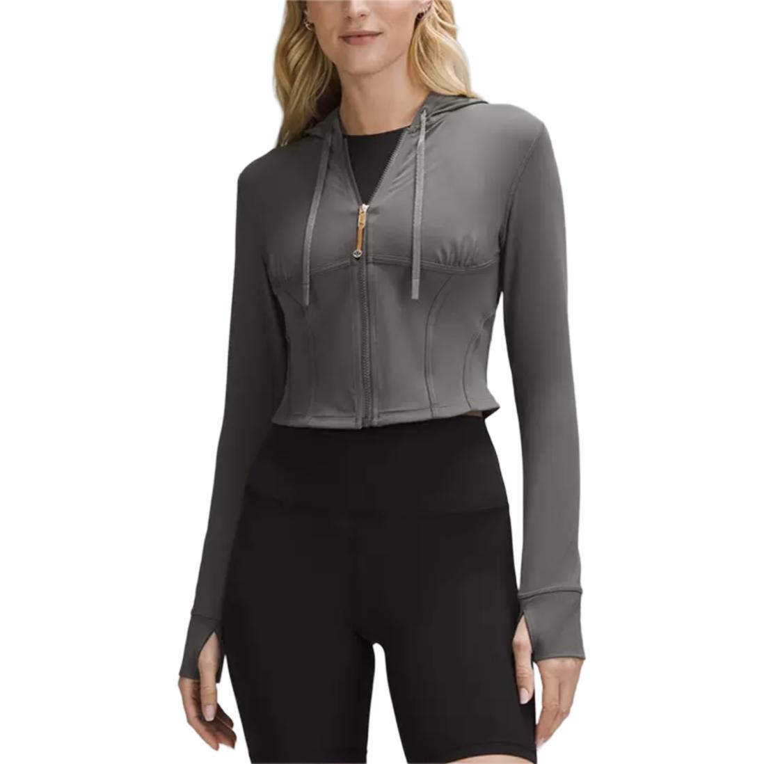 

Женская толстовка Semed Nulu Lululemon, traverse серый/tvsg