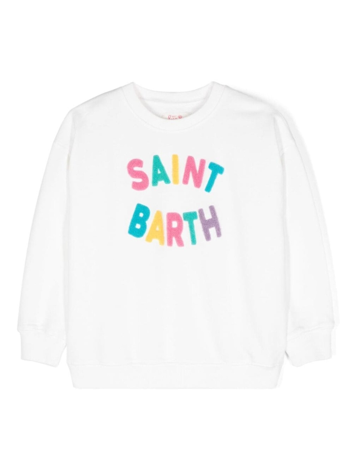 

MC2 Saint Barth Kids толстовка с нашивкой-логотипом, нейтральный цвет