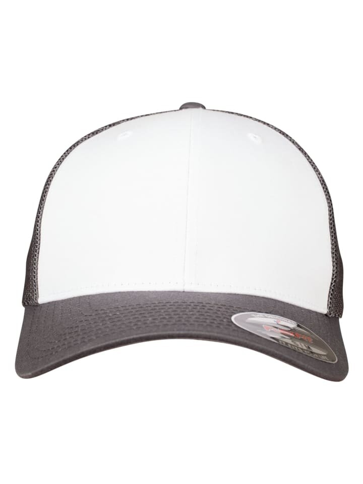 

Бейсболка Flexfit Trucker, цвет darkgrey/white/darkgrey
