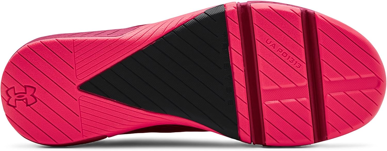 Under Armour мужские кроссовки TriBase Reign 4 Lace-Ups для тренировок или спортзала | 3025052-002, Pink — фото 3