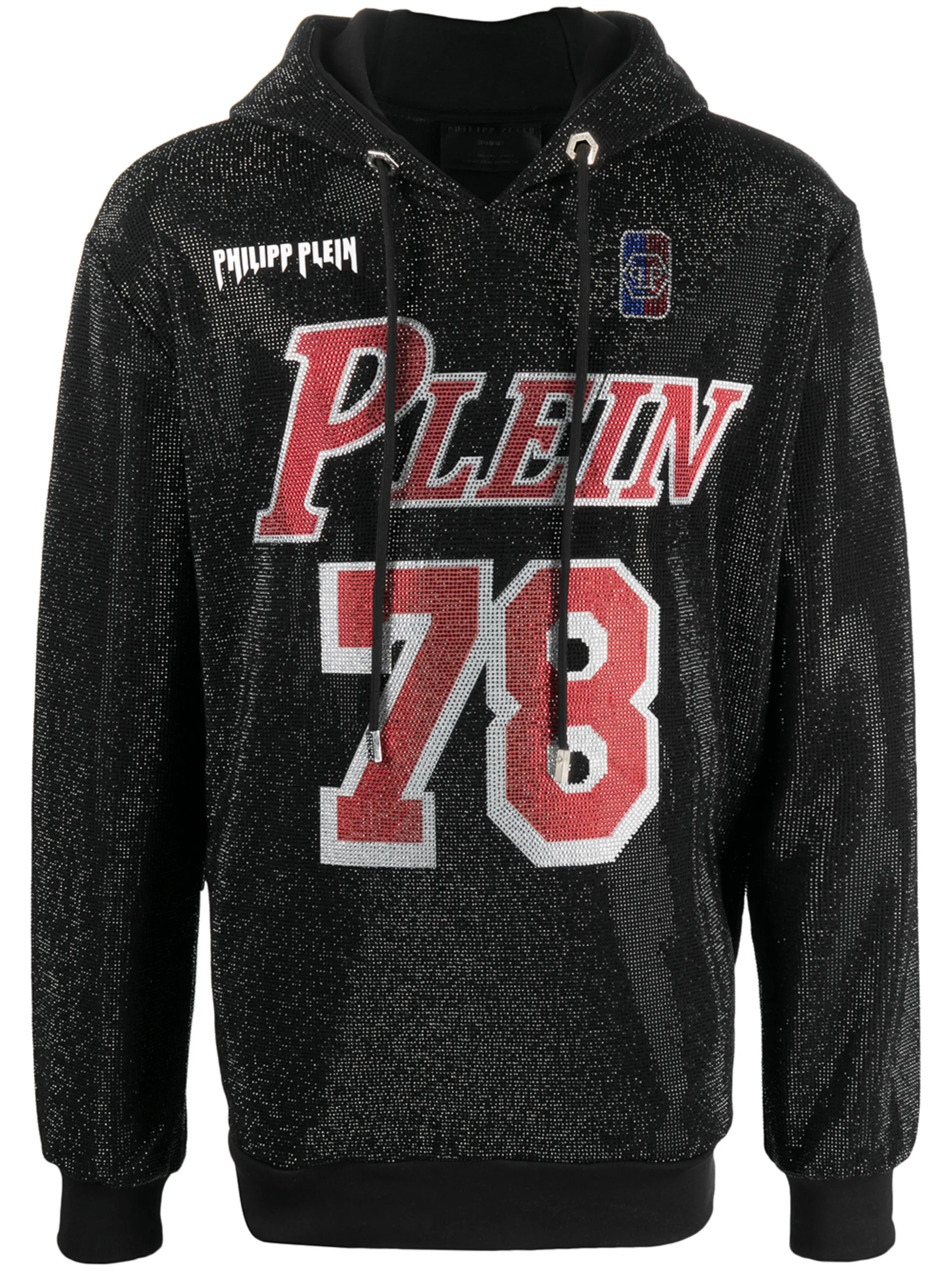 

Худи Crystal с логотипом Philipp Plein, черный