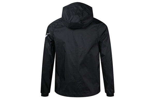 Куртка Nike Sportswear Swoosh Full-length zipper Cardigan Hooded Jacket Black, черный — фото 3