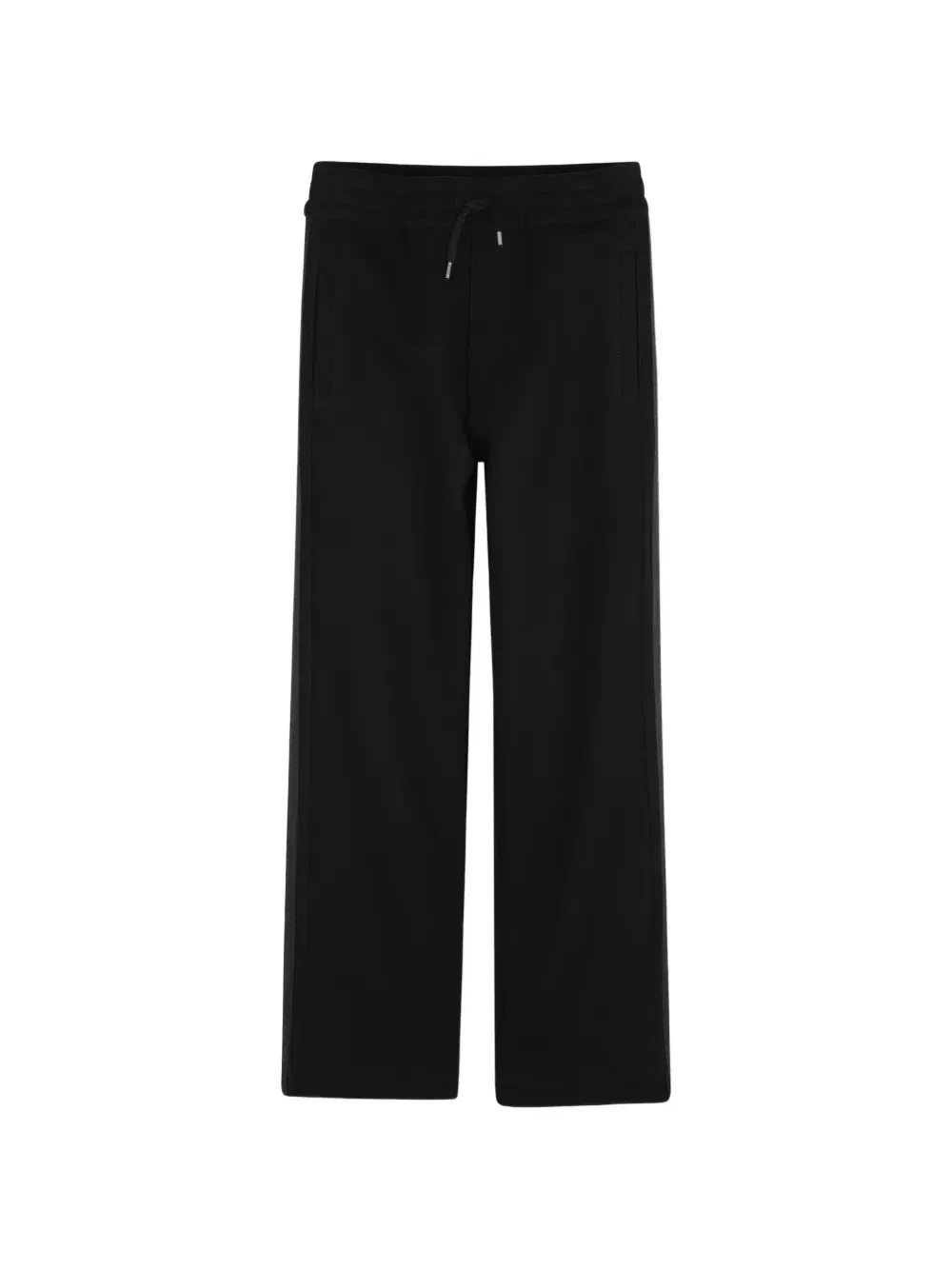 Спортивные брюки с боковыми полосками Lanvin Enfant, черный