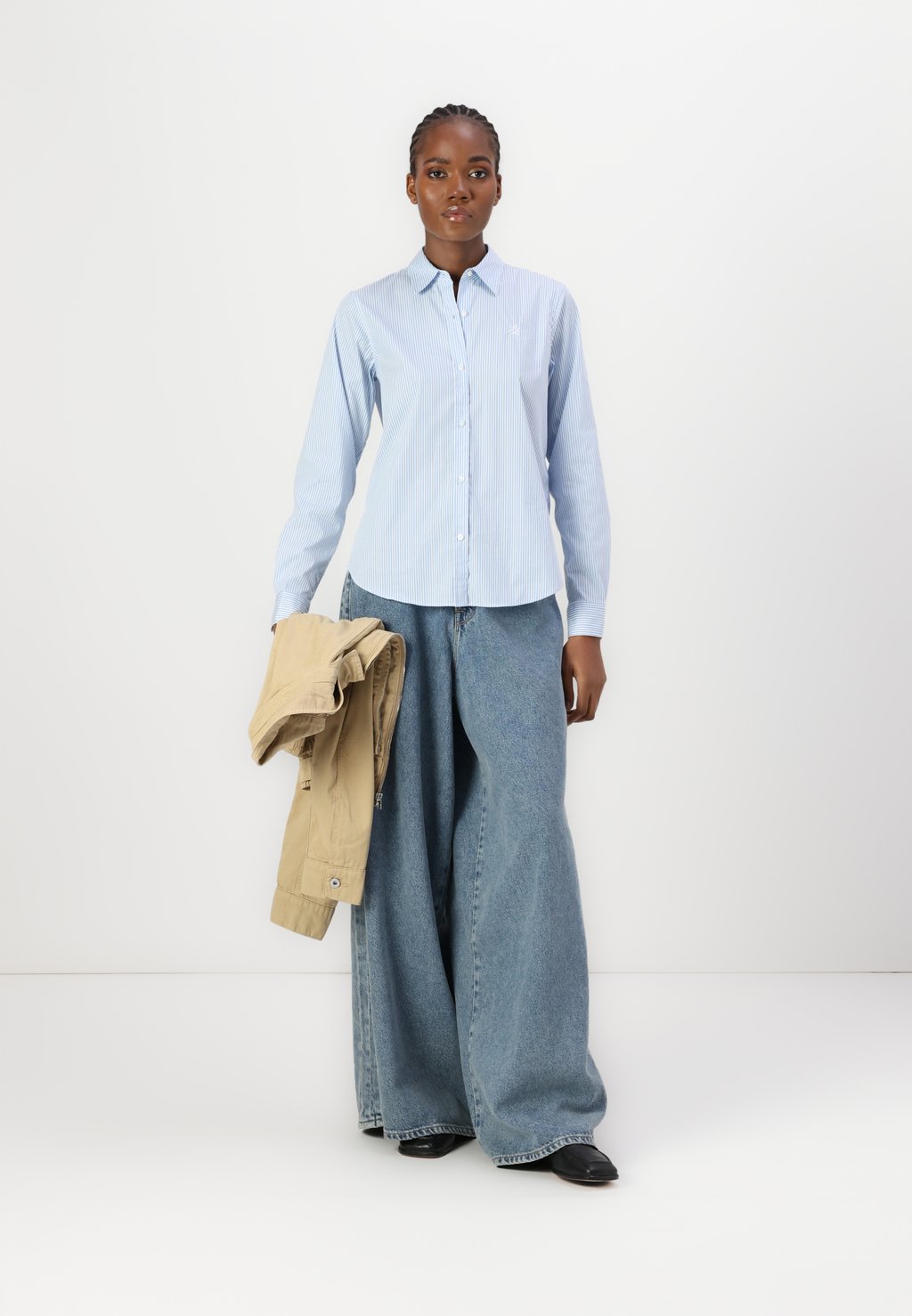 

Блузка на пуговицах THE ESSENTIAL SHIRT HUGO, мультиколор