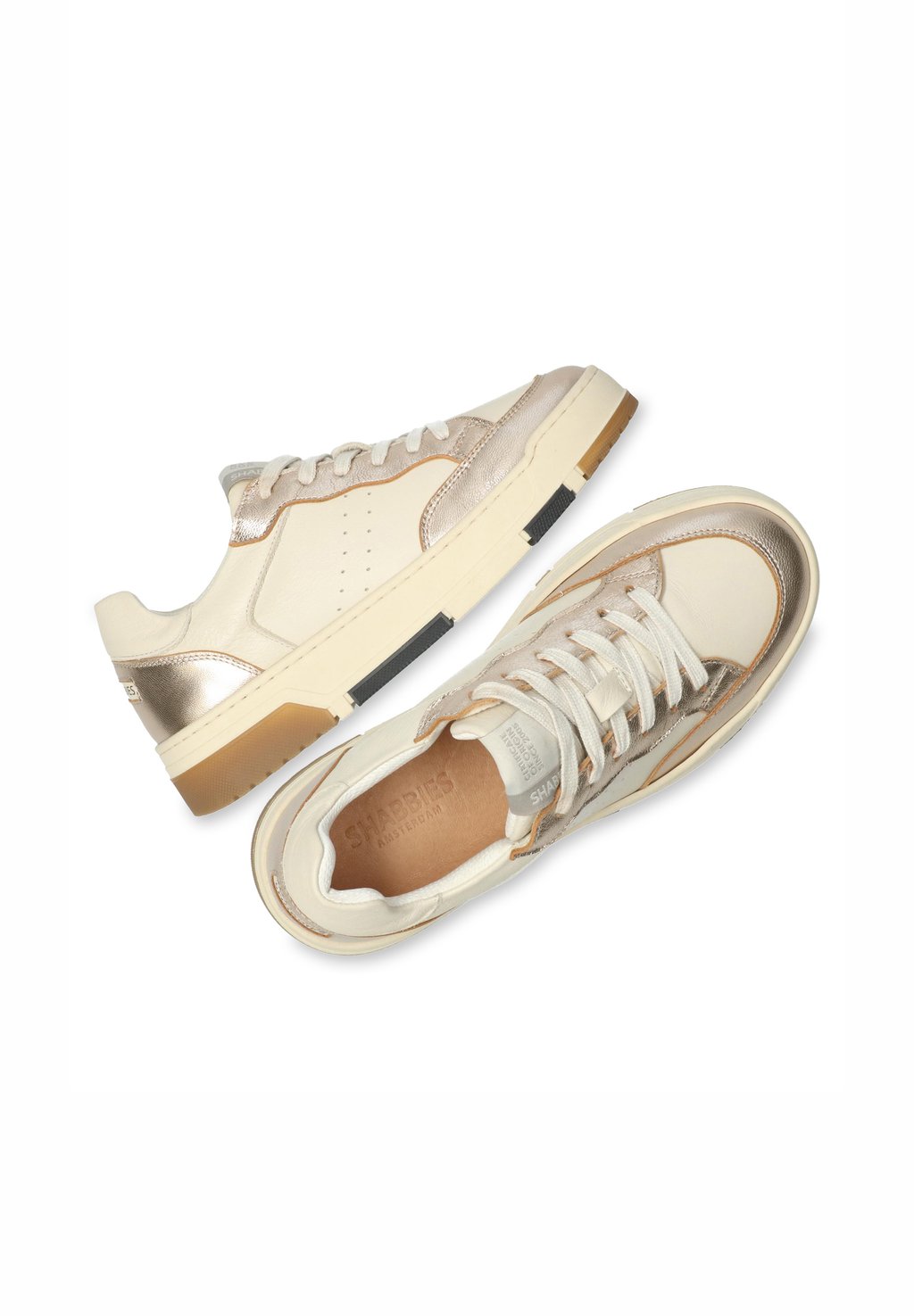 Кроссовки SNEAKER HOPE BASE METALLIC Shabbies Amsterdam, золотой — фото 3