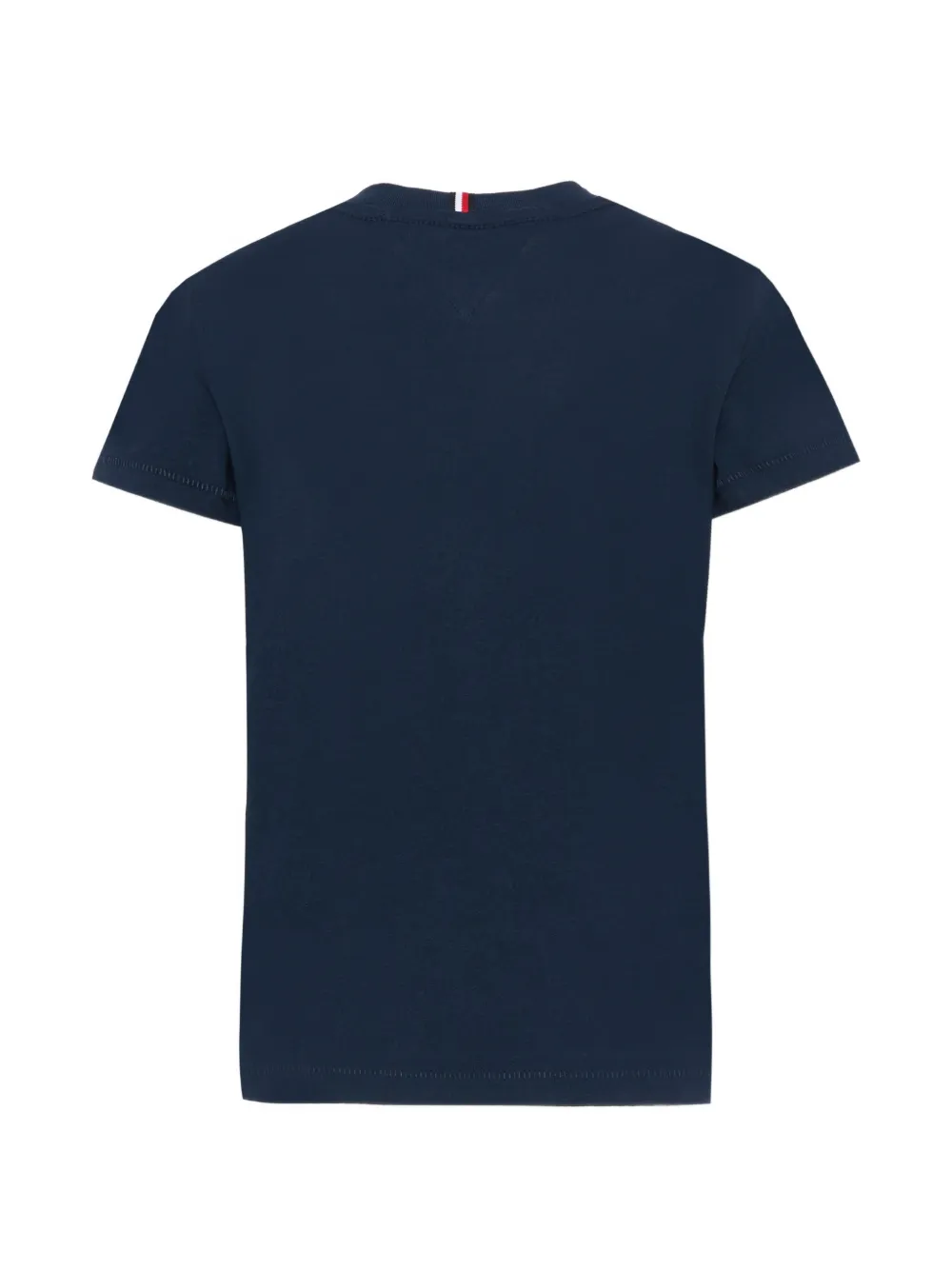 Хлопковая футболка с логотипом Tommy Hilfiger Junior, синий — фото 2