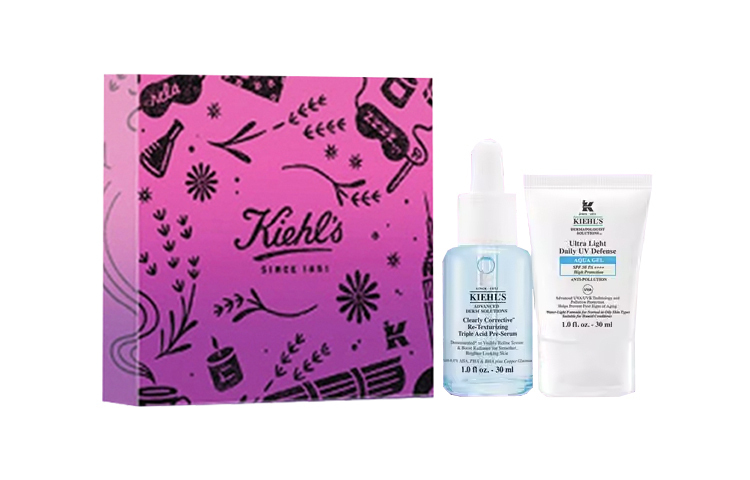 Набор для ухода за кожей Kiehl's: сывортока Micro-Dose Anti-Aging Retinol Serum, 30 мл + сывортока Clearly Corrective Dark Spot Solution, 30 мл — фото 2