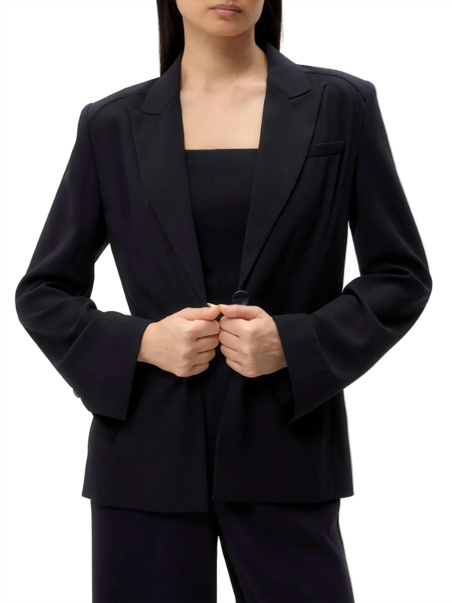 

Блейзер свободного кроя цвета «полночь» для мальчиков Twp, Midnight