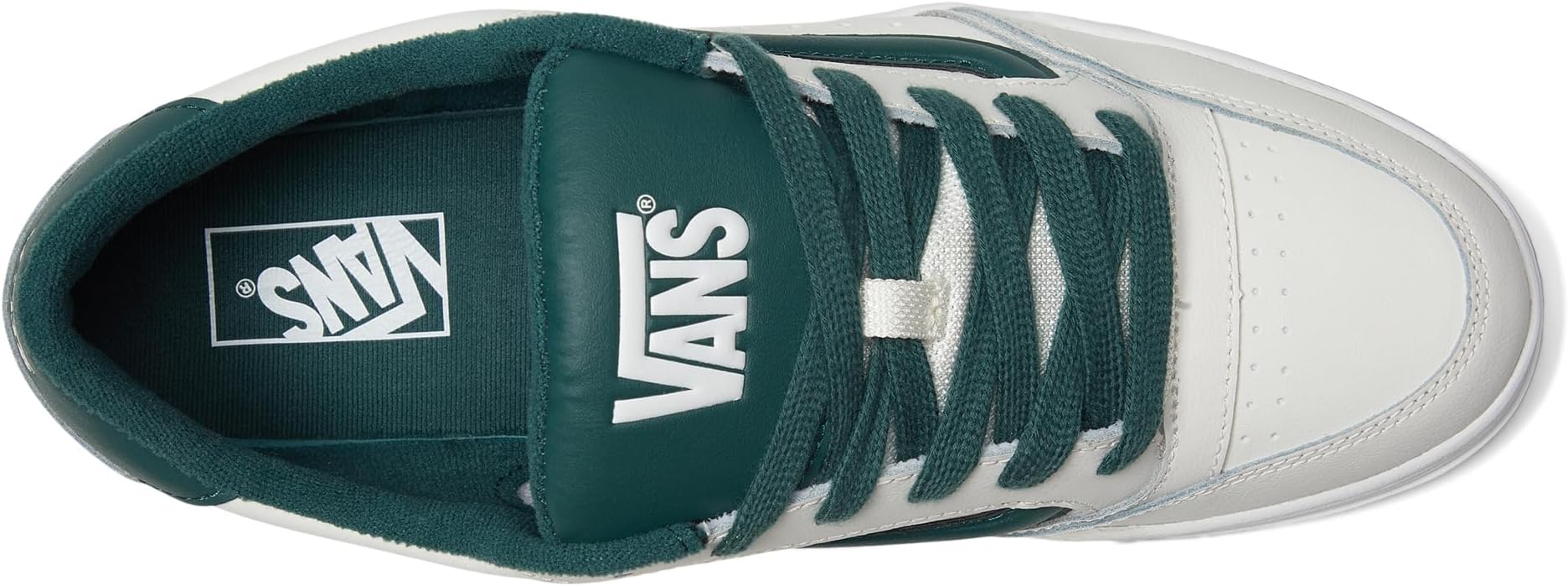 Кроссовки Vans Hylane, цвет Varsity White/Green — фото 2