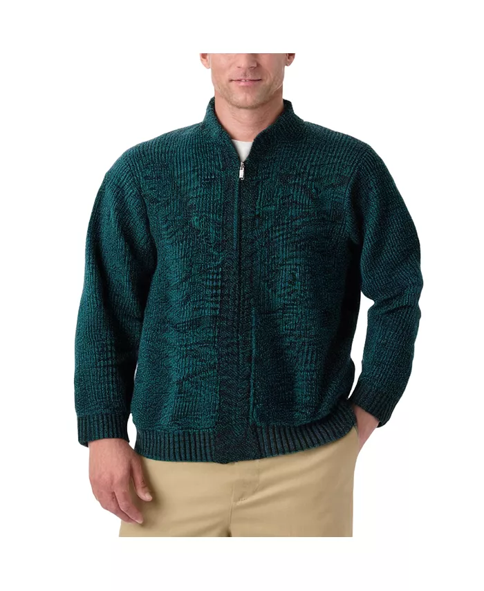 

Кардиган с молнией Big & Tall Shaker Knit KingSize, синий