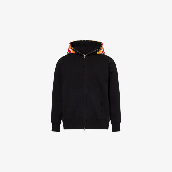 

Худи A Bathing Ape с вышивкой тигра, черный
