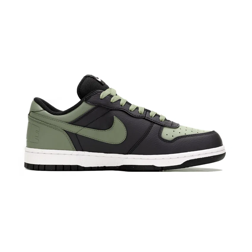 Кроссовки скейтбординговые низкие Nike Big Low зеленые — фото 3