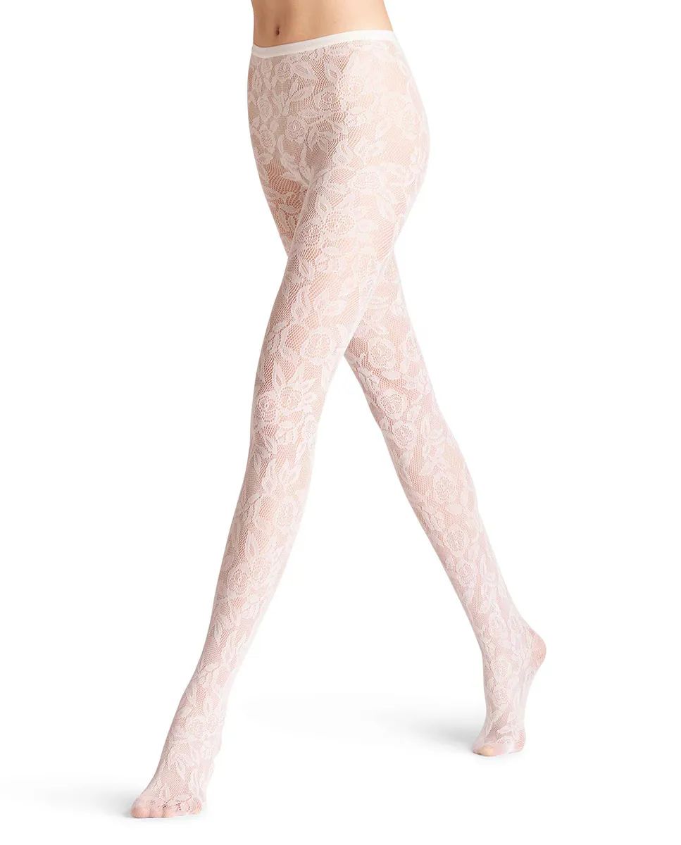 

Бесшовные кружевные трусики Falke, белый