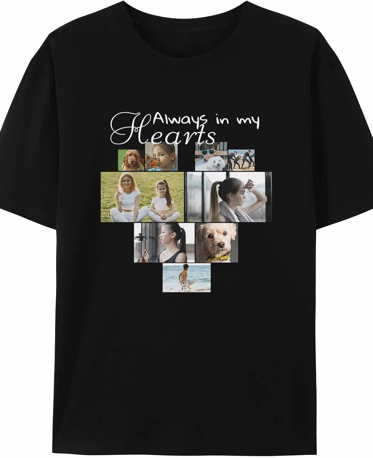 

Персонализированные черные футболки с принтом спереди и сзади Kycozurz