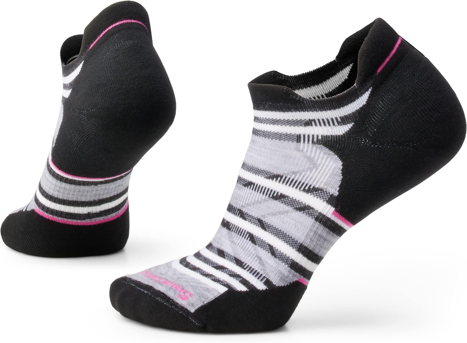 

Полосатая полоска Run Targeted Cushion с низкой лодыжкой Smartwool, черный