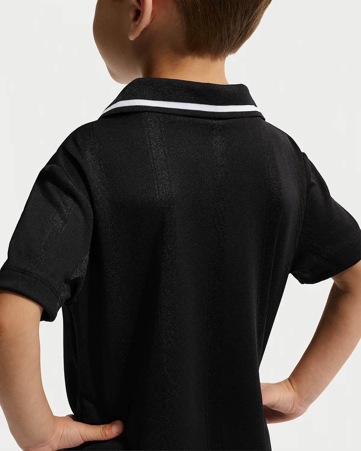 Детский комплект из двух предметов с шортами из сетки Nike Sportswear Victory Lap, Black — фото 3