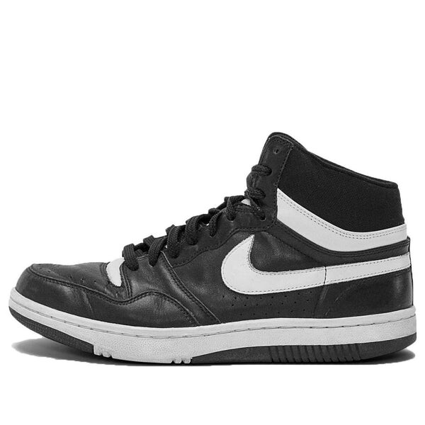 

Кроссовки court force high htm 'black white' Nike, черный
