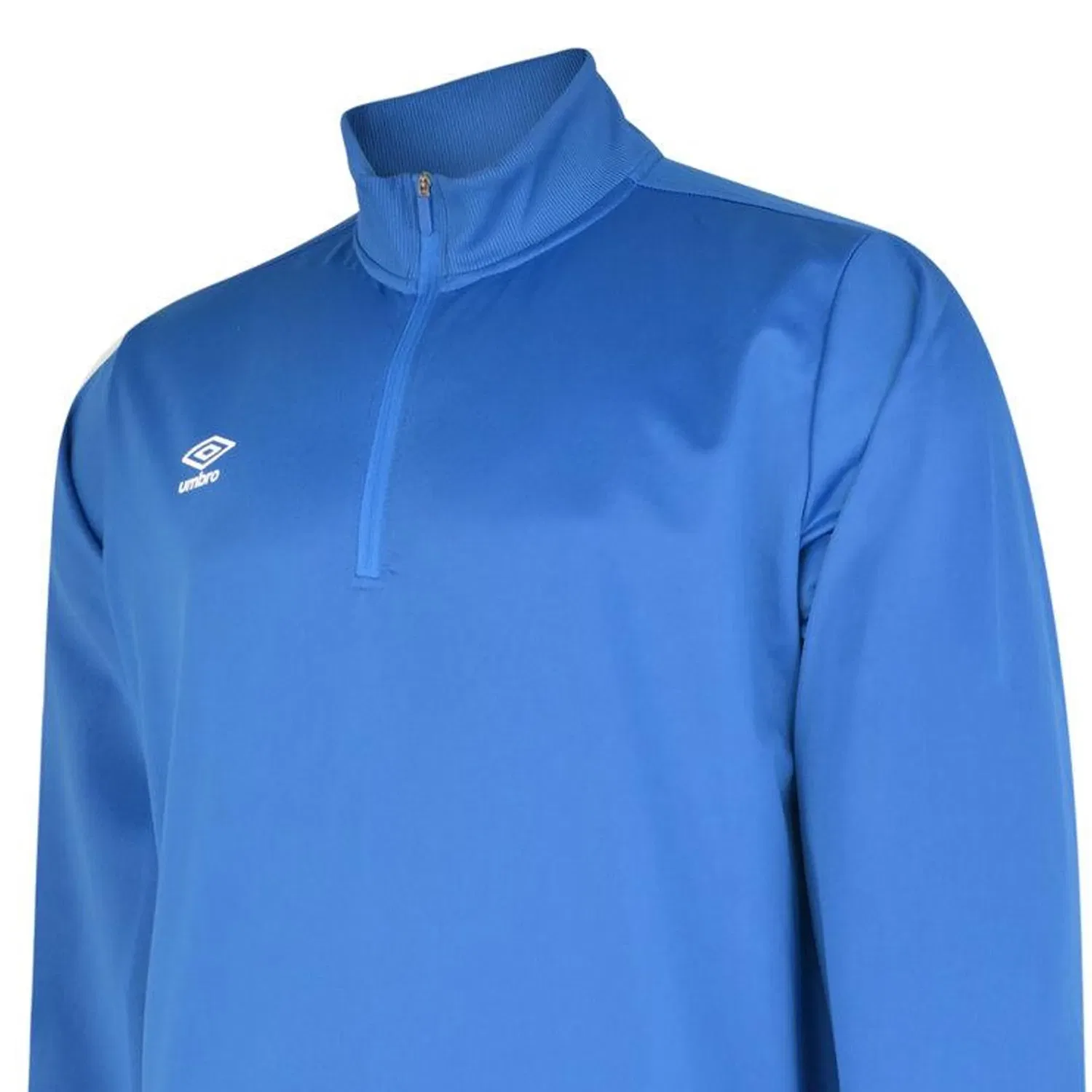 Худи-свитшот с полузастежкой Umbro, синий — фото 3