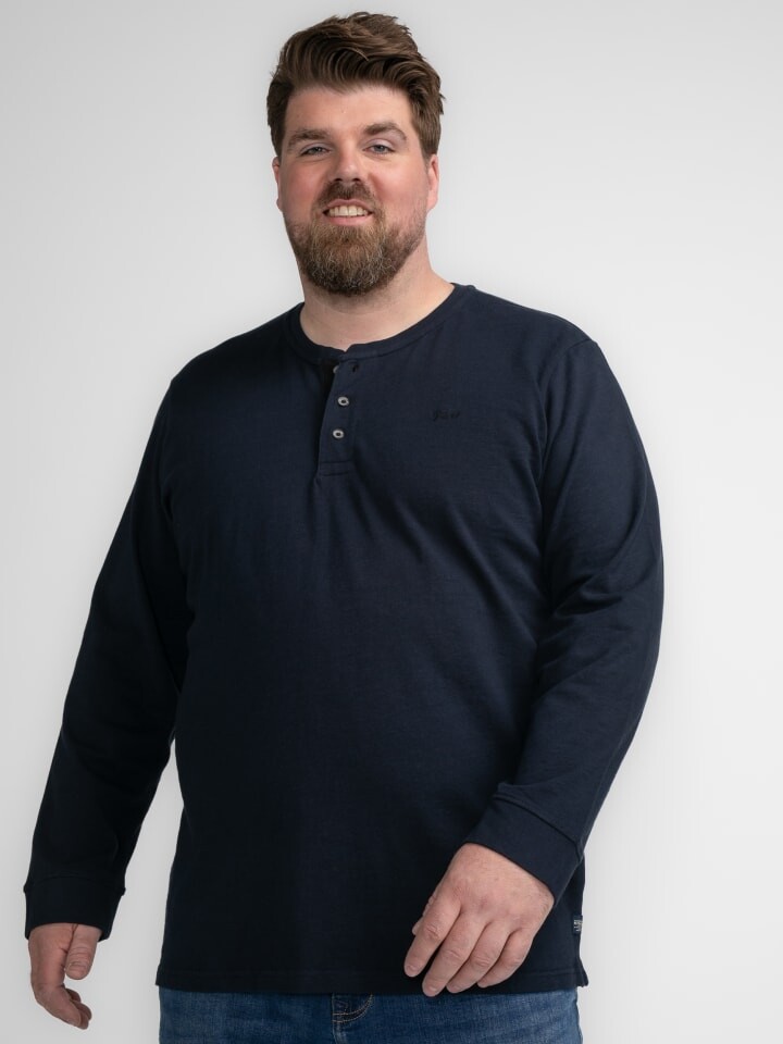 

Лонгслив Petrol Industries Plus Size T-Shirt mit langen Ärmeln Adak, синий