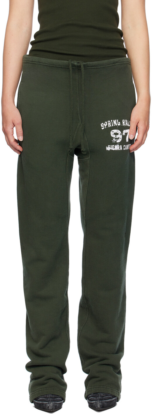

Эксклюзивные спортивные штаны SSENSE GREG ROSS, Green