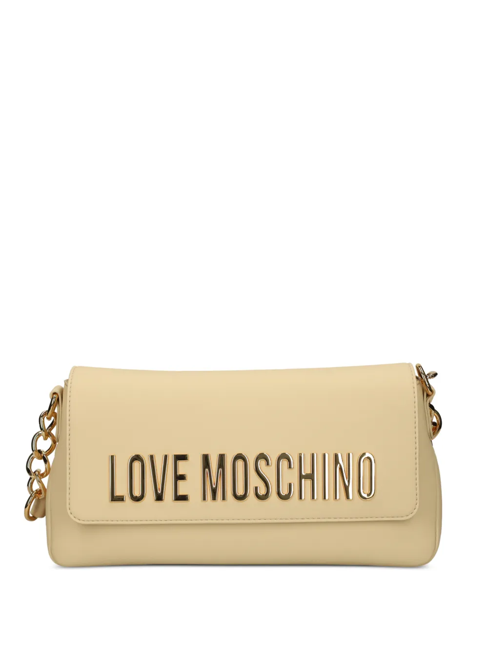 

Сумка через плечо с нашивкой-логотипом Love Moschino, бежевый