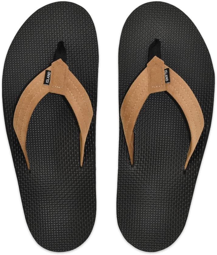 

Мужские сандалии Island Slipper MAUKA из ультрамикровелюра с резиновой подошвой - Сделано на Гавайях, Spice