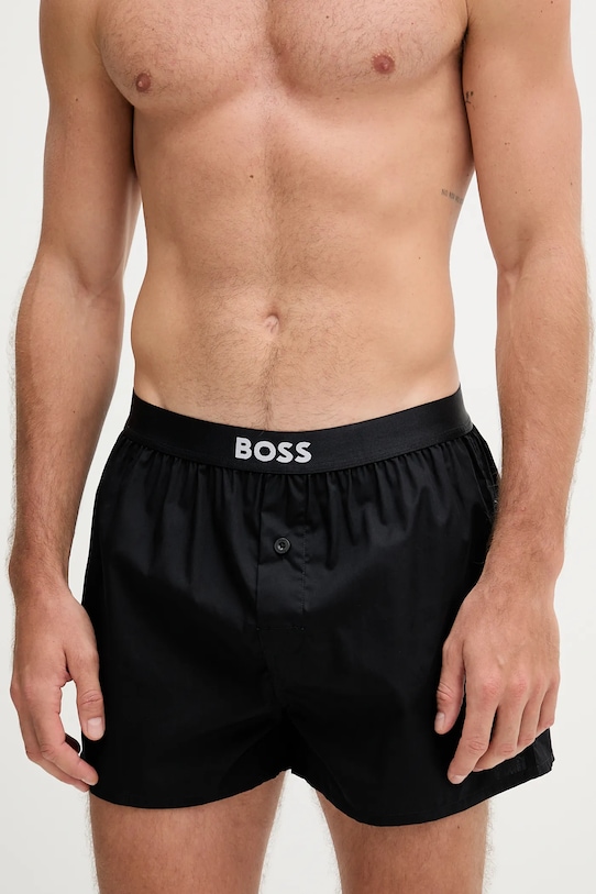 

Хлопковые боксеры 2 шт Boss, черный