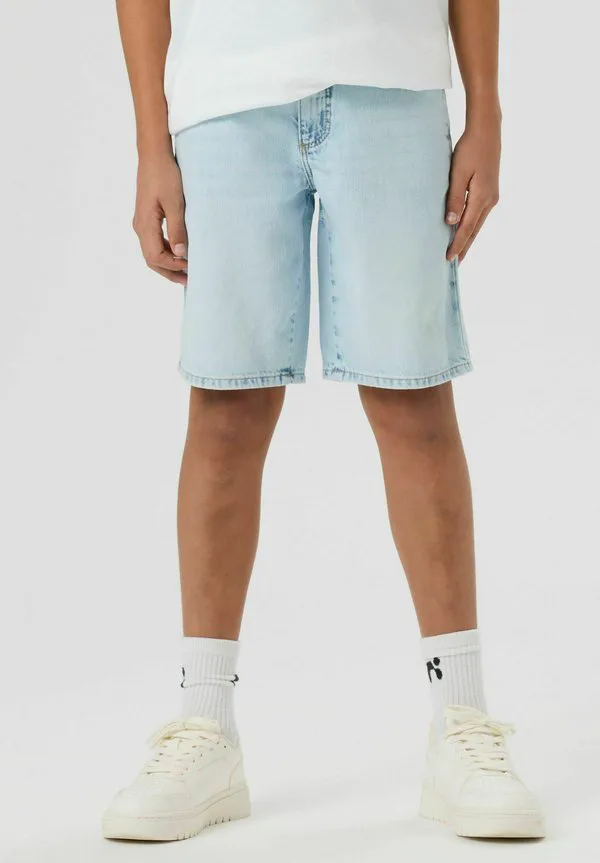 Джинсовые шорты Two Soon, Light Blue Bleached Denim