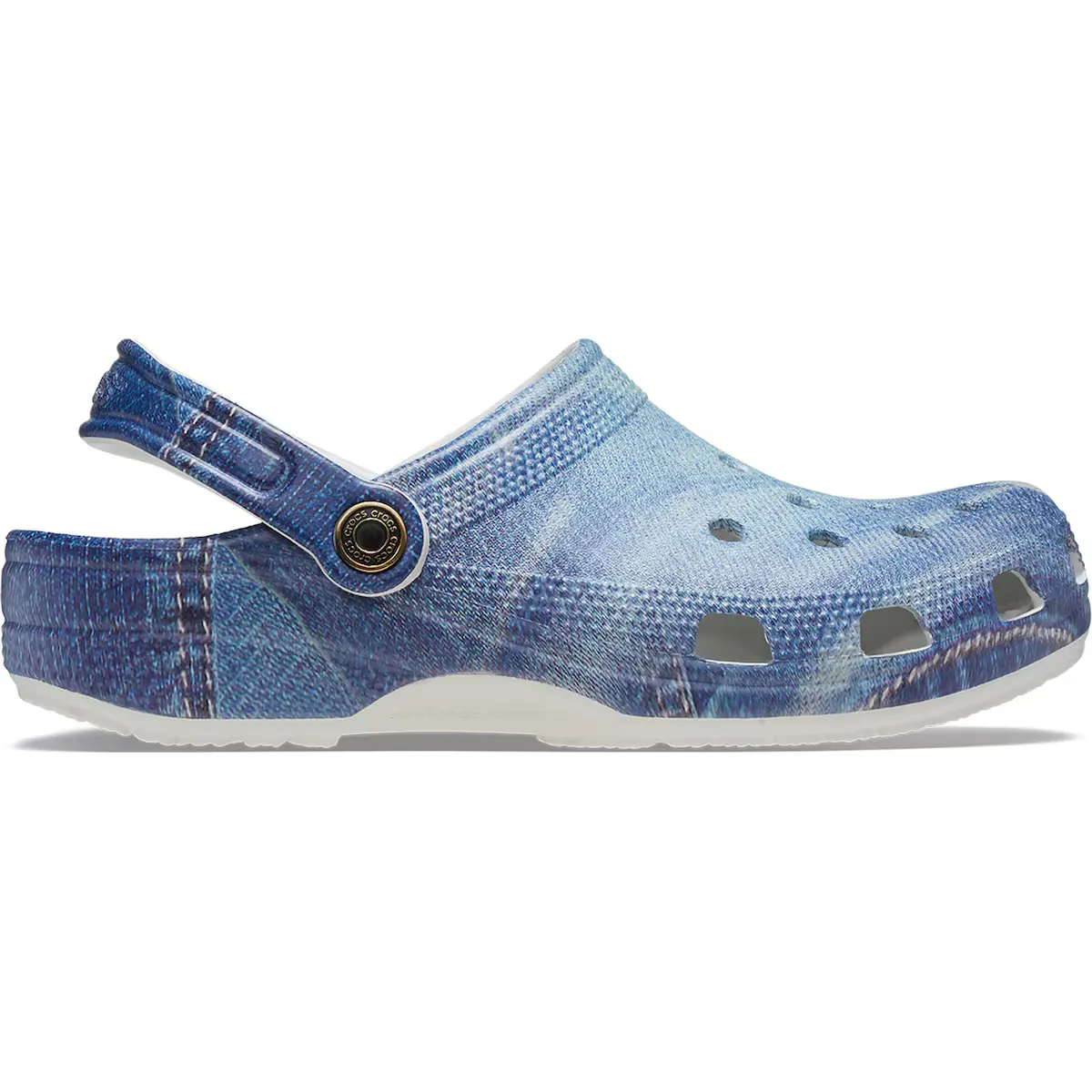 

Унисекс Классические джинсовые сабо U Crocs Clogs, серый
