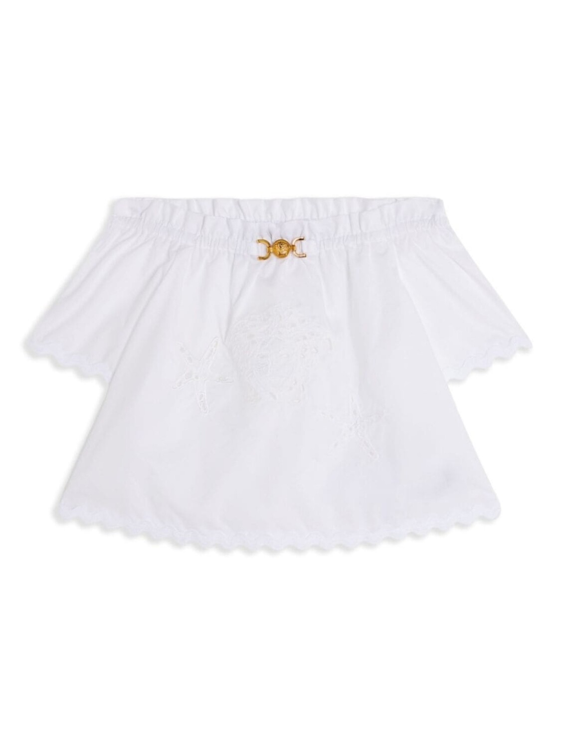 

Versace Kids блузка Сангалло, белый