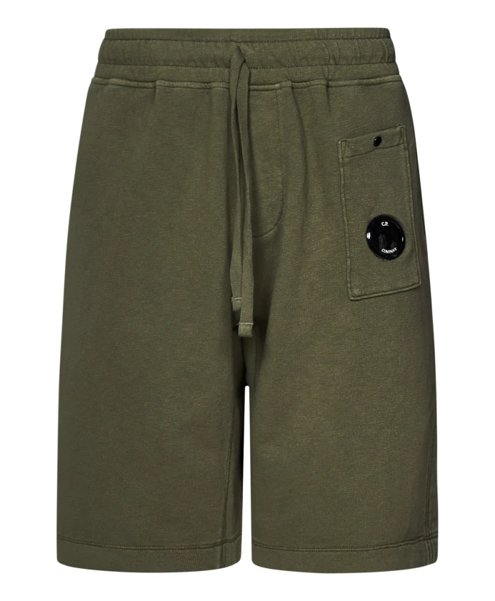

Зеленые шорты с деталью в виде объектива C.P. Company, зеленый