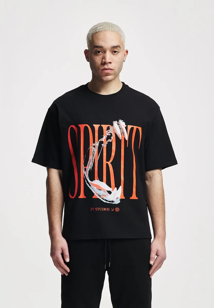 

Рубашка с короткими рукавами 2Y Studios " 2Y Studios Men's Spirit Oversize Tee", черный