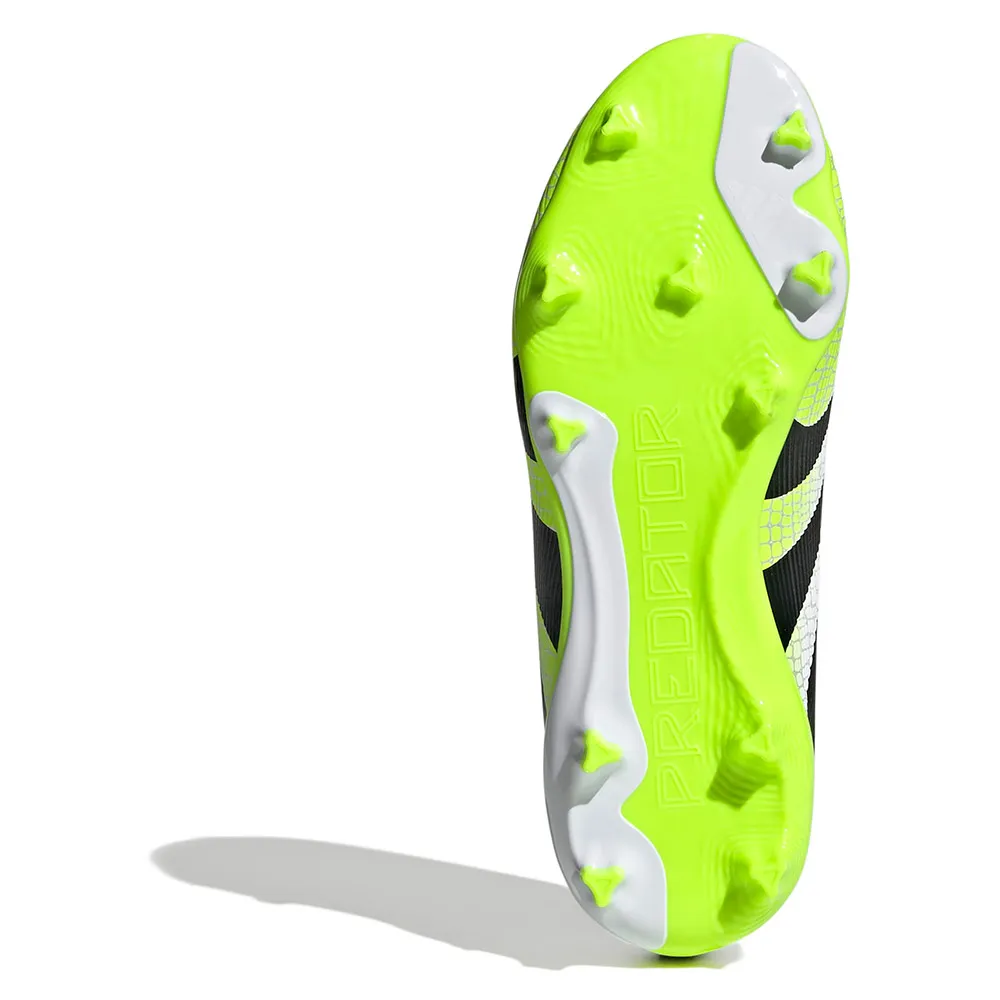 Футбольные бутсы adidas Predator League Laceless FG/MG, белый — фото 2