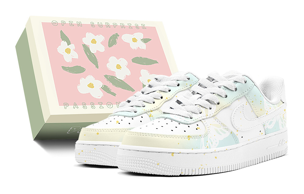 

Женские кроссовки для скейтбординга Nike Air Force 1, Acid Yellow