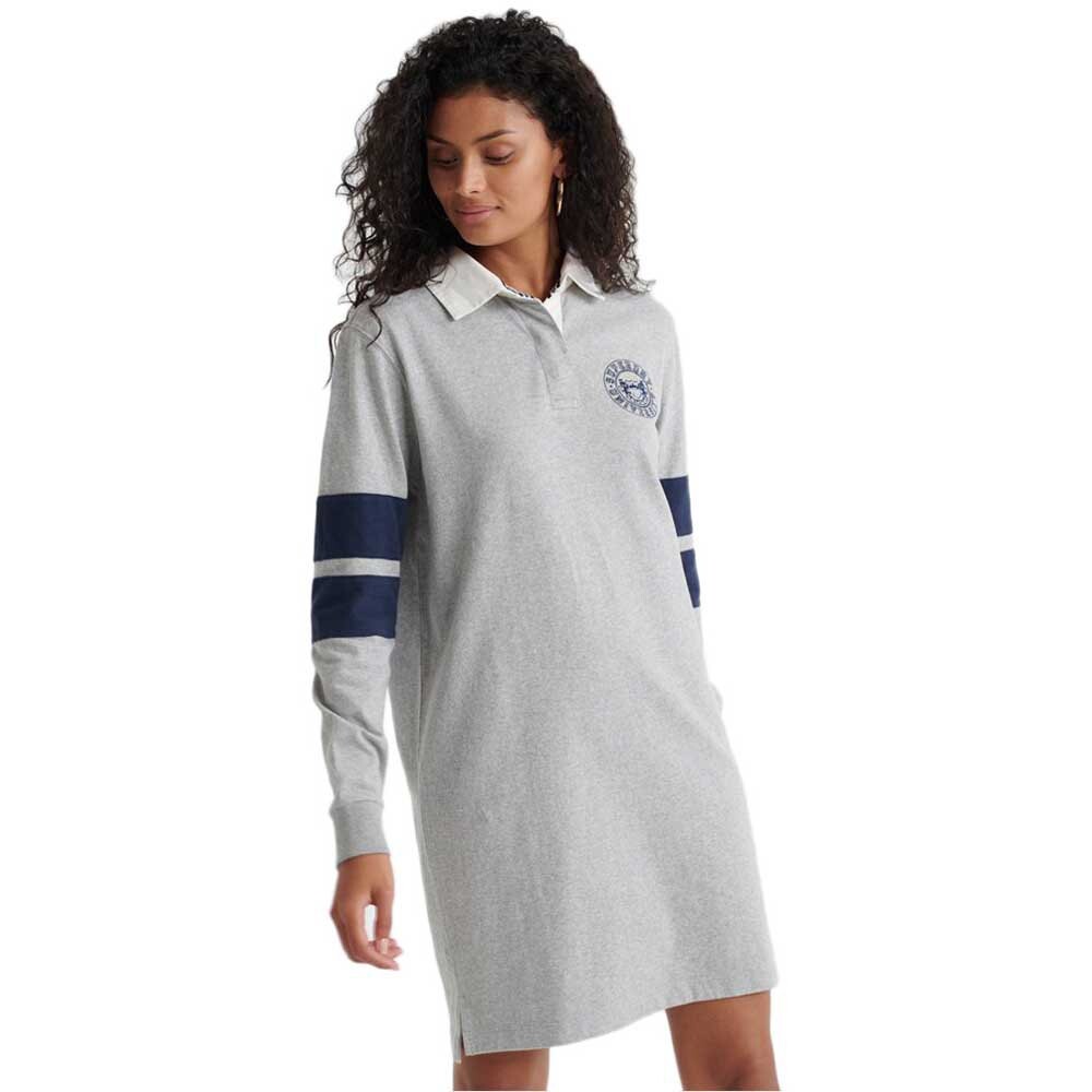 

Платье Superdry Webb Rugby Short, серый