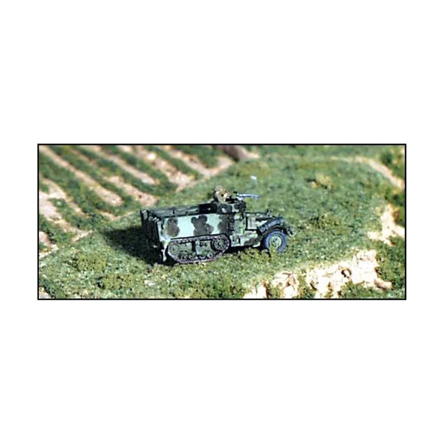 

М5А1 и М9А1, WWII Micro Armour - United Kingdom - Softskins and APC's (1:285)