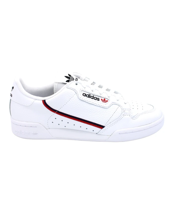 

Ретро кожаные кроссовки с резиновой подошвой Adidas, белый