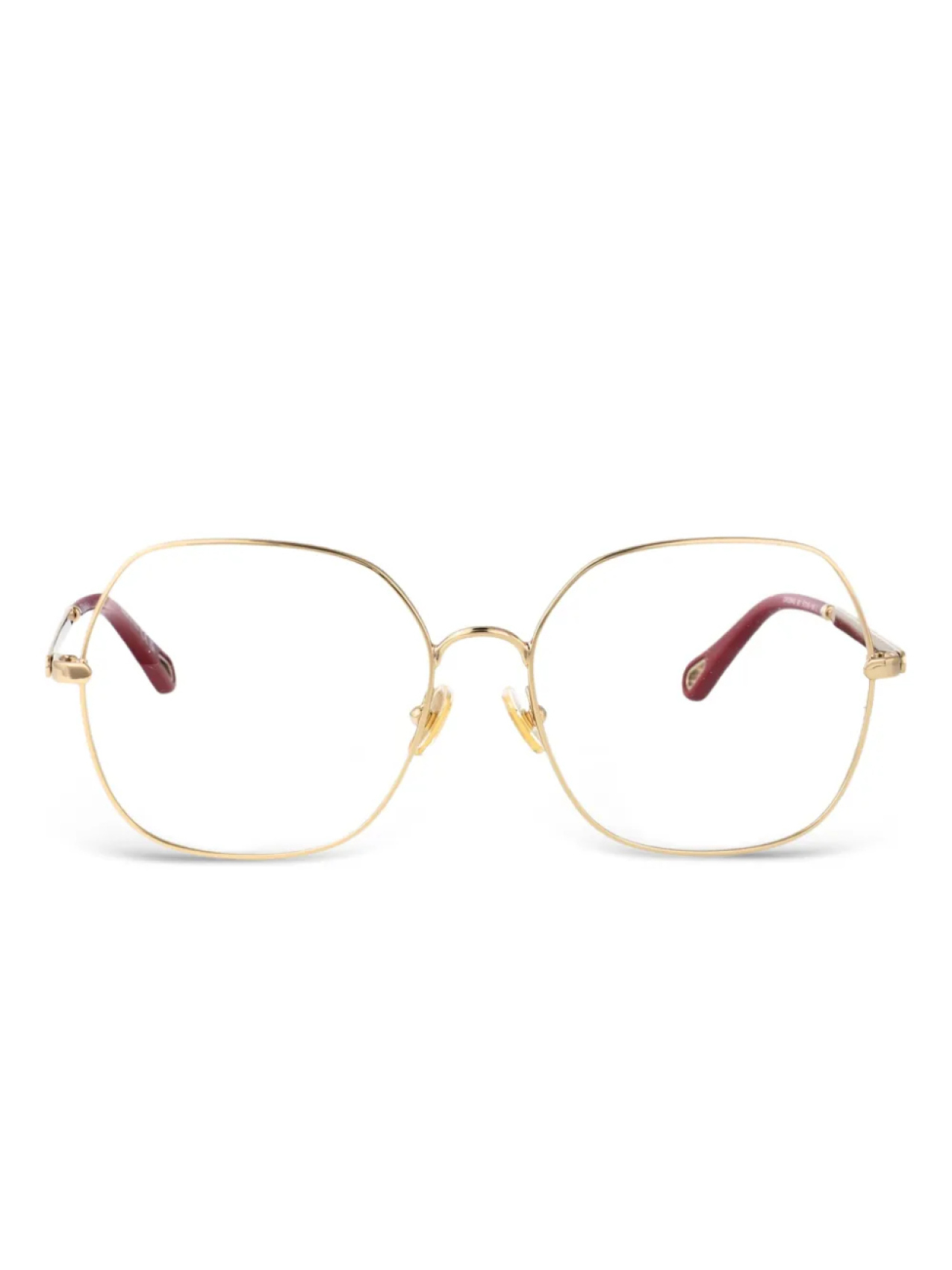 

Chloé Eyewear oversized очки, золотой