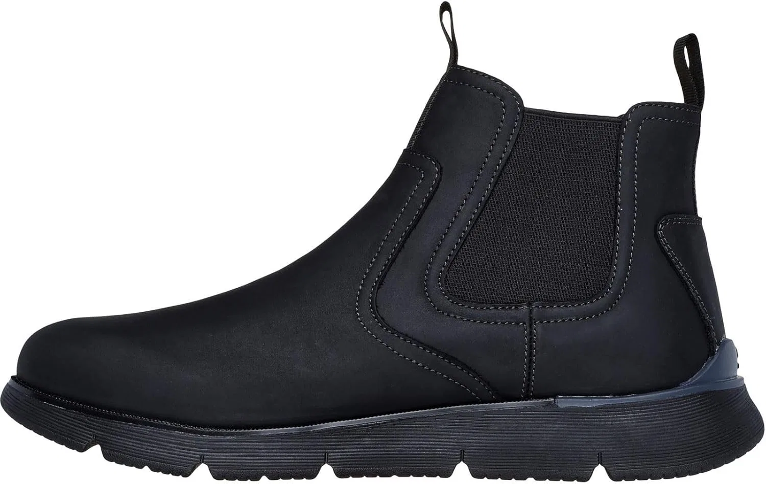 Мужские ботильоны Skechers Augustino, Blacks. — фото 4